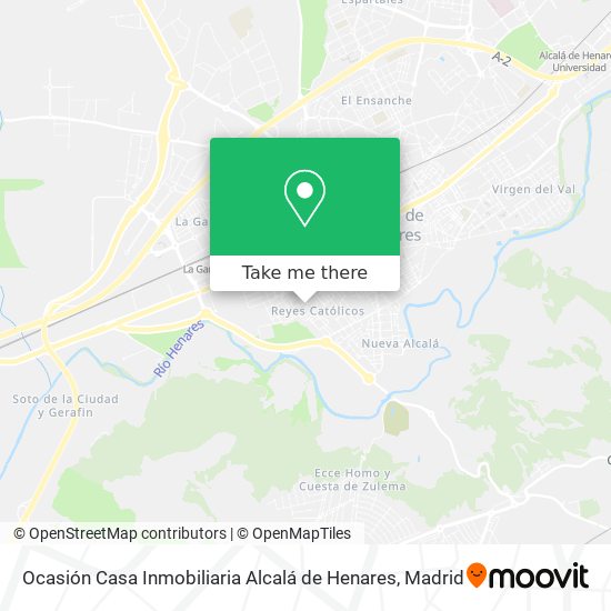 Ocasión Casa Inmobiliaria Alcalá de Henares map