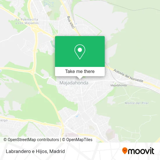 Labrandero e Hijos map