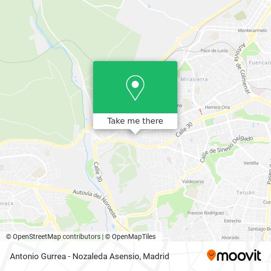 mapa Antonio Gurrea - Nozaleda Asensio