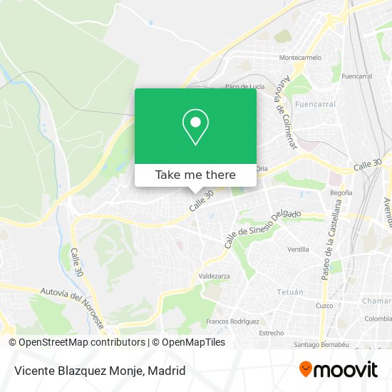 mapa Vicente Blazquez Monje