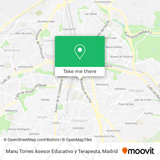 mapa Manu Torres Asesor Educativo y Terapeuta