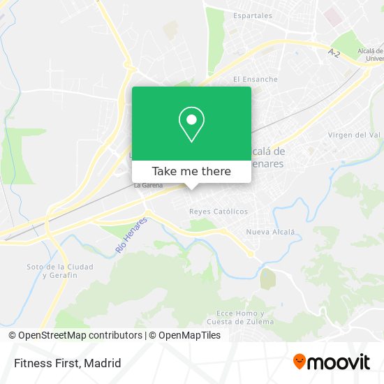 Fitness First map