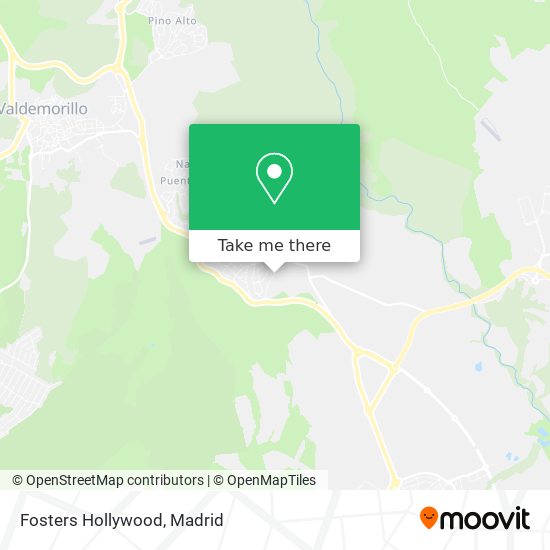 Fosters Hollywood map