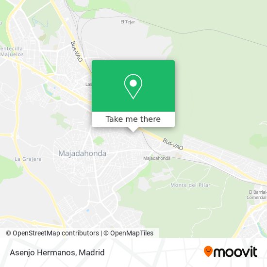 Asenjo Hermanos map