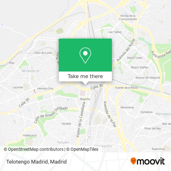 Telotengo Madrid map