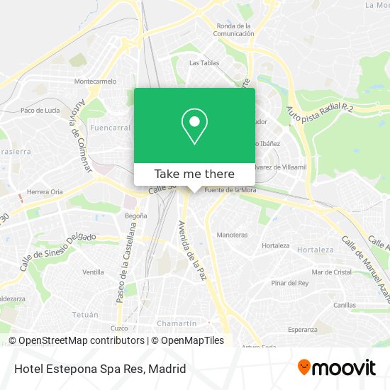 Hotel Estepona Spa Res map