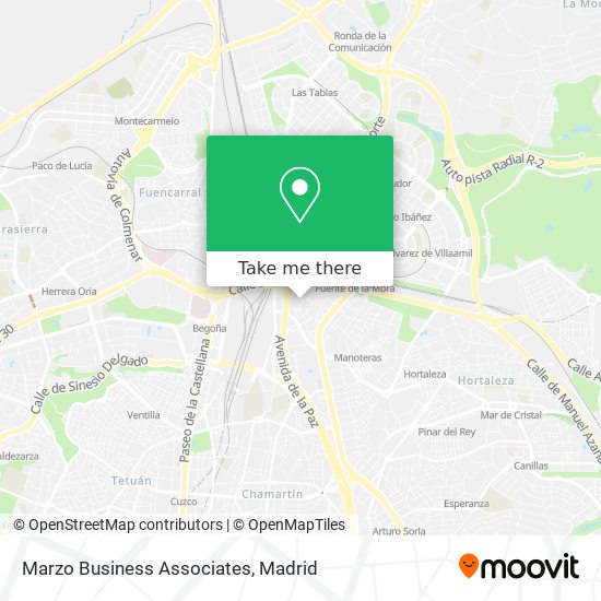 Marzo Business Associates map