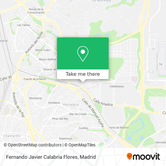 Fernando Javier Calabria Flores map