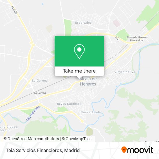 mapa Teia Servicios Financieros