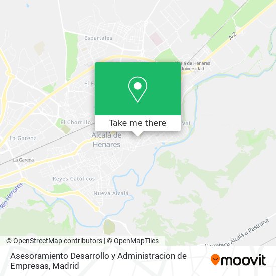 mapa Asesoramiento Desarrollo y Administracion de Empresas