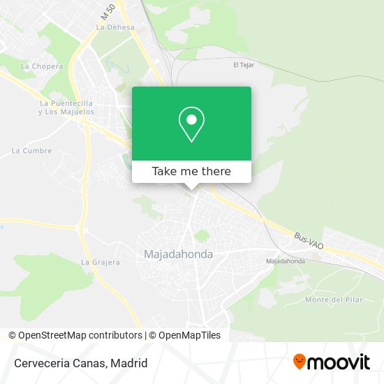 mapa Cerveceria Canas