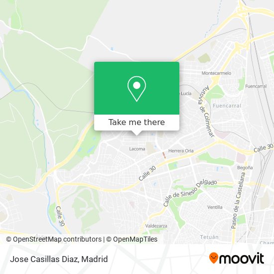 Jose Casillas Diaz map