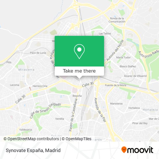 mapa Synovate España