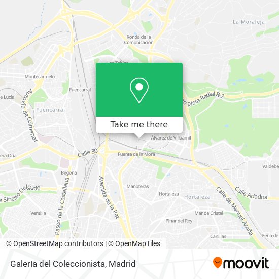 Galería del Coleccionista map