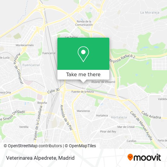 Veterinarea Alpedrete map