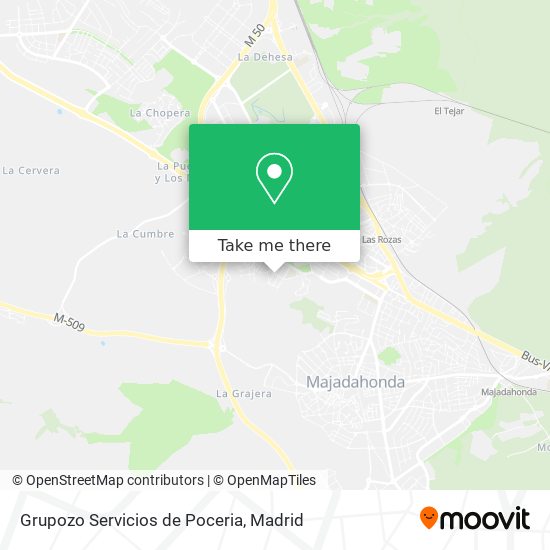 Grupozo Servicios de Poceria map