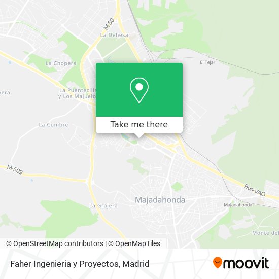 mapa Faher Ingenieria y Proyectos