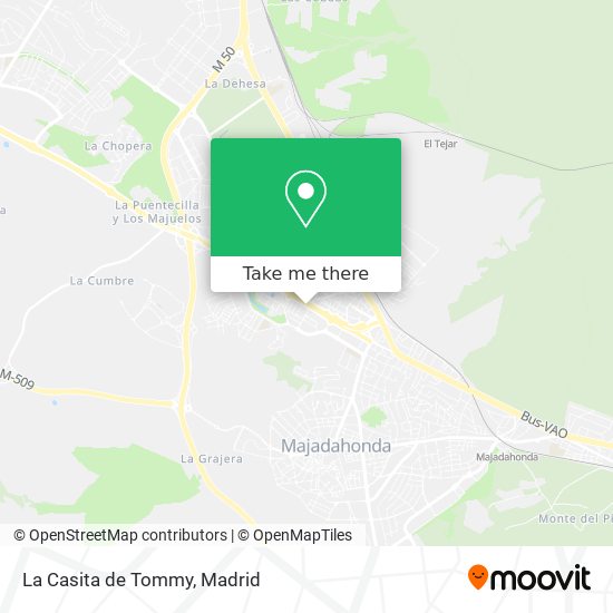 La Casita de Tommy map