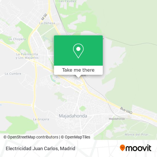 Electricidad Juan Carlos map