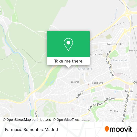 Farmacia Somontes map