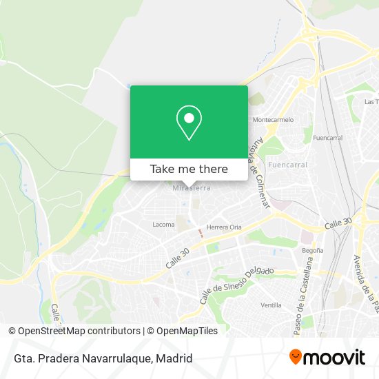 Gta. Pradera Navarrulaque map