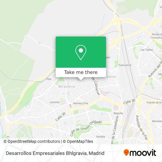 Desarrollos Empresariales Bhlgravia map