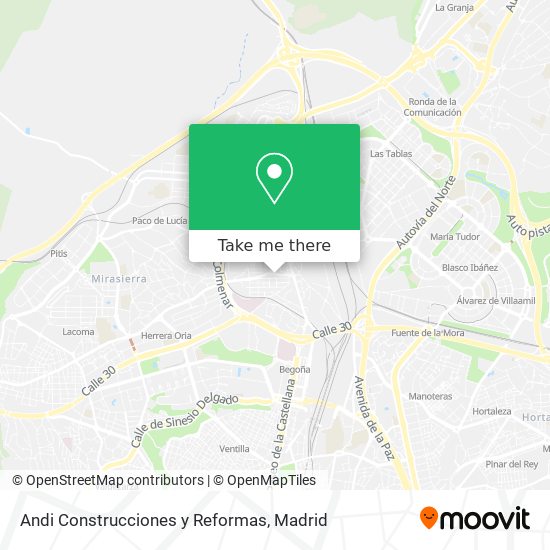 Andi Construcciones y Reformas map