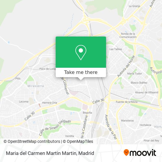 mapa Maria del Carmen Martin Martin