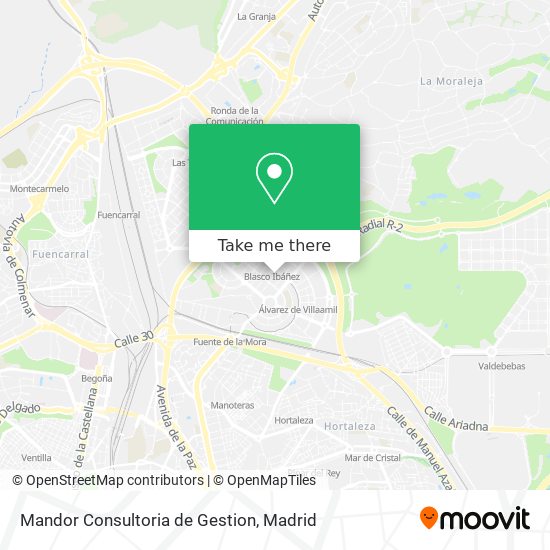 Mandor Consultoria de Gestion map