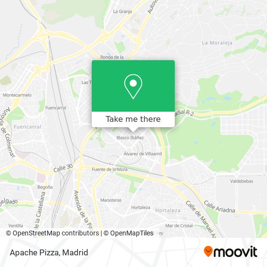 Apache Pizza map