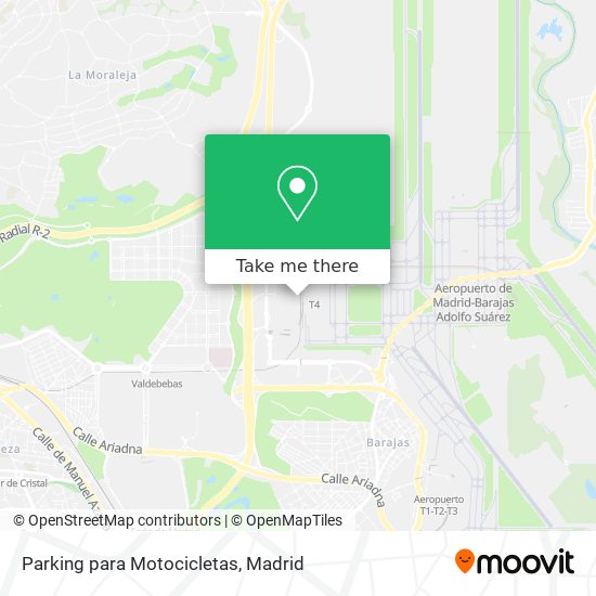 Parking para Motocicletas map