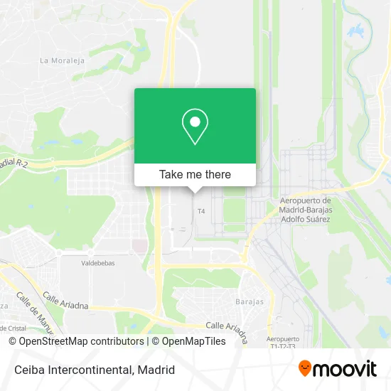 Ceiba Intercontinental map