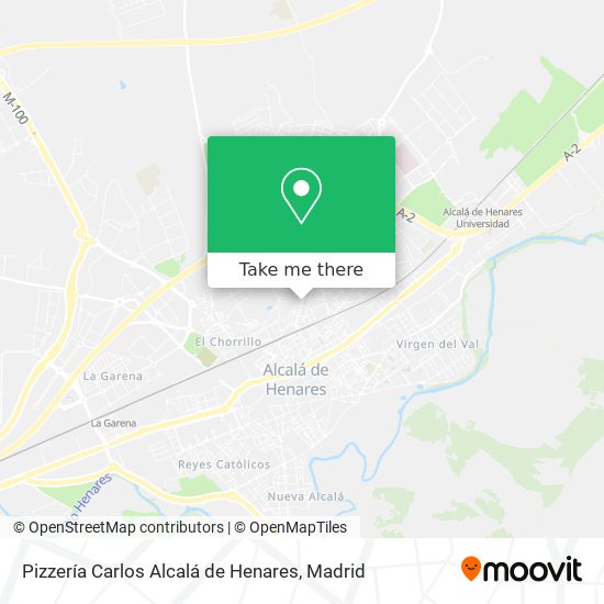 Pizzería Carlos Alcalá de Henares map