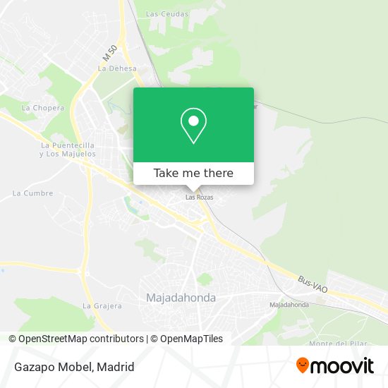 Gazapo Mobel map