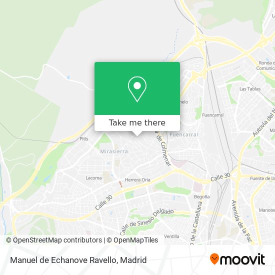 Manuel de Echanove Ravello map