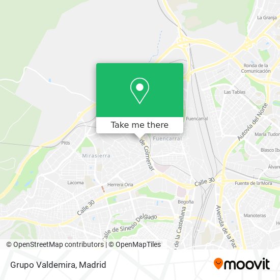 Grupo Valdemira map