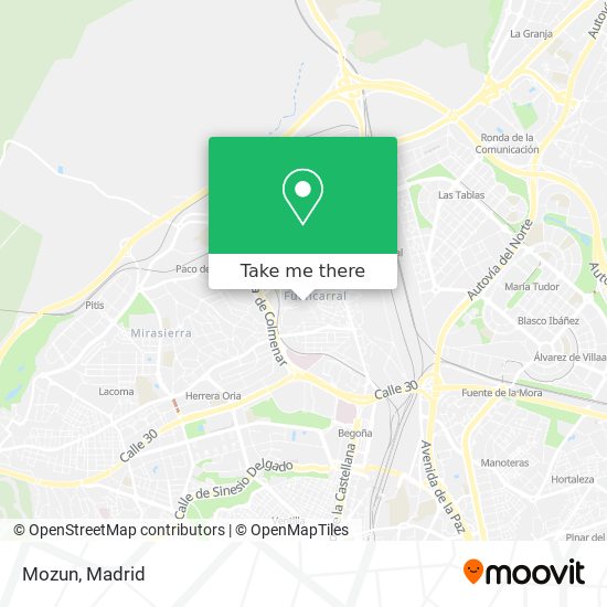 Mozun map