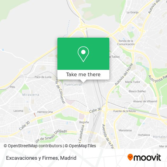 Excavaciones y Firmes map