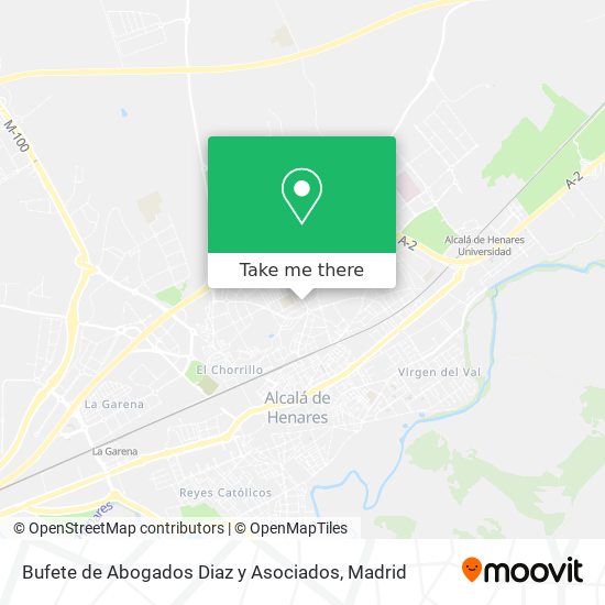 Bufete de Abogados Diaz y Asociados map