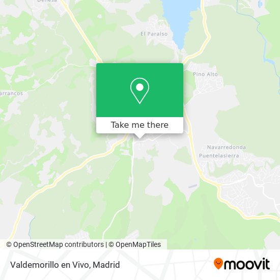 mapa Valdemorillo en Vivo