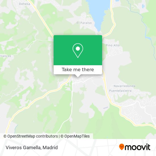 Viveros Gamella map