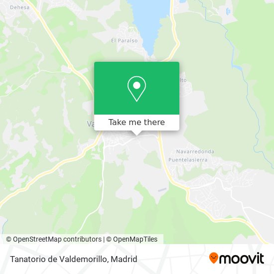 mapa Tanatorio de Valdemorillo