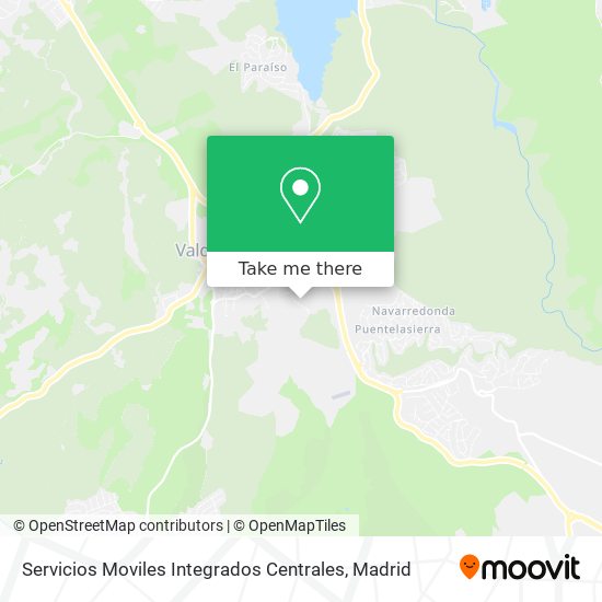 Servicios Moviles Integrados Centrales map