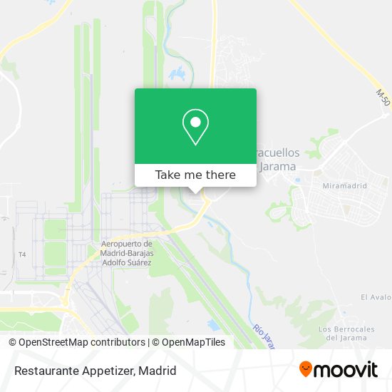 mapa Restaurante Appetizer