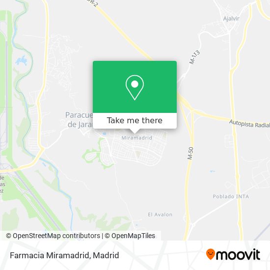 Farmacia Miramadrid map
