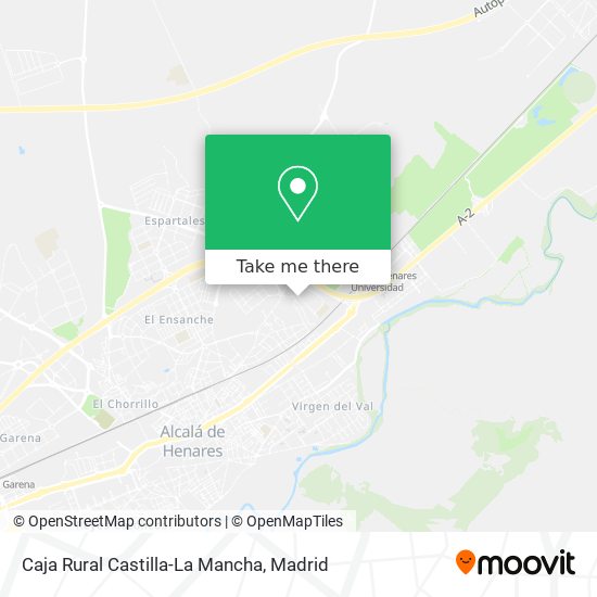 Caja Rural Castilla-La Mancha map