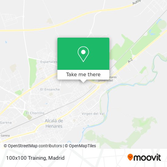 mapa 100x100 Training