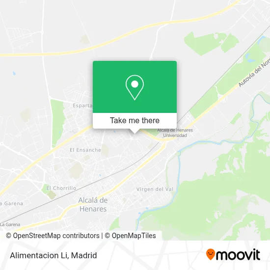 Alimentacion Li map