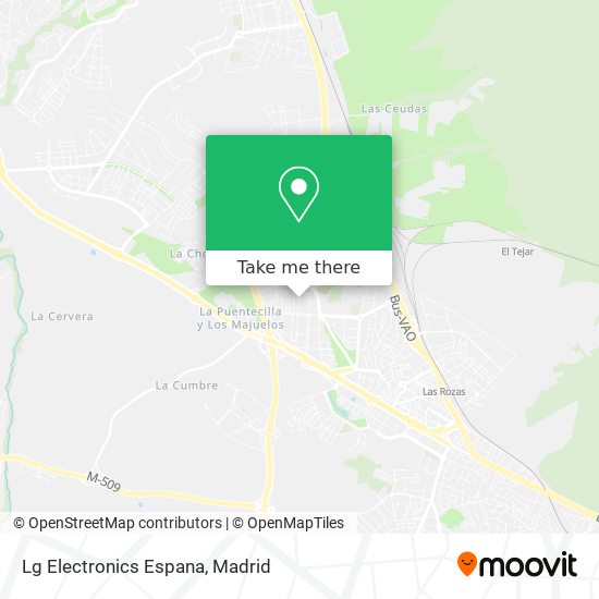 Lg Electronics Espana map