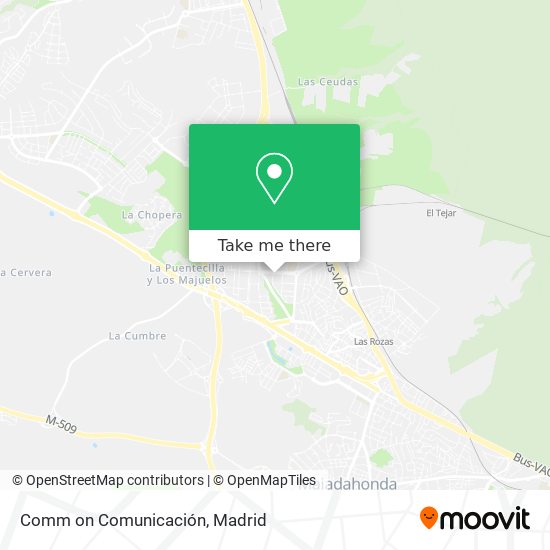 Comm on Comunicación map